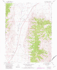 Cold Springs 1969 topographic map thumbnail