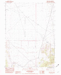 Combs Creek 1982 topographic map thumbnail