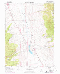 Comins Lake 1958 topographic map thumbnail