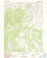Como 1987 topographic map thumbnail