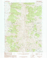 Congress Canyon 1987 topographic map thumbnail