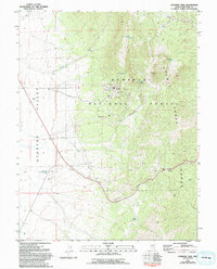 Connors Pass 1981 topographic map thumbnail