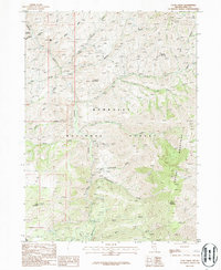 Coon Creek 1986 topographic map thumbnail