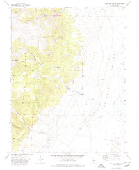 Corcoran Canyon 1971 topographic map thumbnail