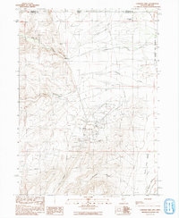 Cordero Mine 1991 topographic map thumbnail