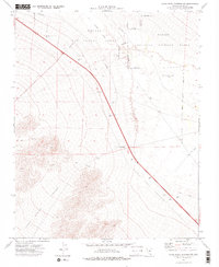 Corn Creek Springs NW 1974 topographic map thumbnail