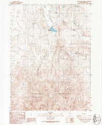 Cornucopia Ridge 1987 topographic map preview