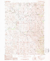 Cornwall Mountain 1986 topographic map thumbnail