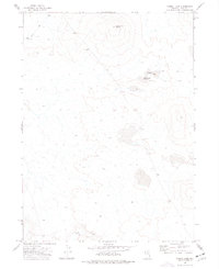 Corral Lake 1973 topographic map thumbnail
