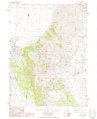 Cortez 1986 topographic map thumbnail