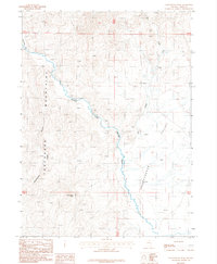 Cottonwood Peak 1987 topographic map thumbnail