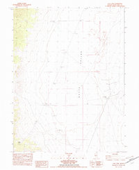 Cow Camp 1982 topographic map thumbnail