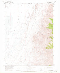 Cox Canyon 1969 topographic map thumbnail