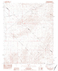 Crescent Peak 1984 topographic map thumbnail