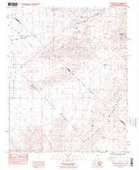 Crescent Peak 1984 topographic map thumbnail