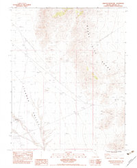 Crescent Reservoir 1983 topographic map thumbnail