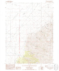 Crippen Canyon 1985 topographic map thumbnail
