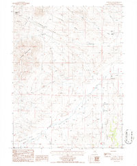Curlow Flat 1986 topographic map preview