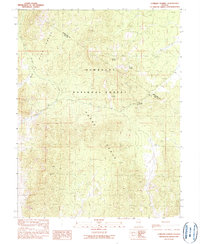 Currant Summit 1990 topographic map preview