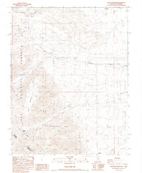 Davis Mountain 1987 topographic map thumbnail