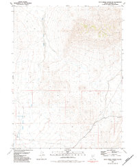Dead Horse Canyon NE 1981 topographic map thumbnail