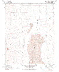 Deadman Spring SE 1970 topographic map thumbnail