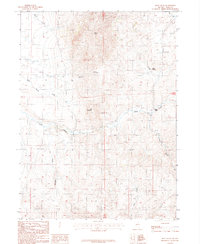 Deep Creek 1987 topographic map thumbnail