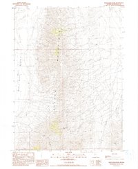Deer Creek Peak 1990 topographic map thumbnail