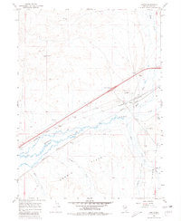 Deeth 1967 topographic map thumbnail
