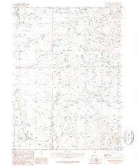 Delaware Creek 1986 topographic map thumbnail