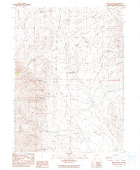 Denio Summit 1990 topographic map thumbnail