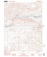 Derby Dam 1985 topographic map thumbnail