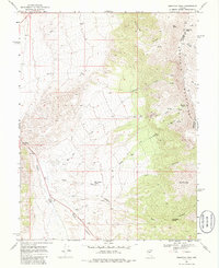 Desatoya Peak 1969 topographic map thumbnail