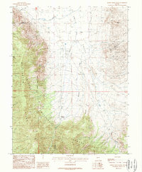 Desert Creek Ranch 1988 topographic map thumbnail