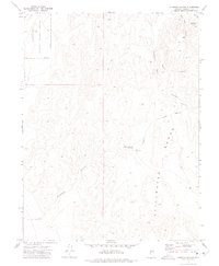 Diamond Canyon 1972 topographic map thumbnail