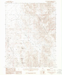 Diamond Field Jack Wash 1987 topographic map thumbnail