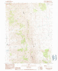 Diamond Springs 1990 topographic map thumbnail