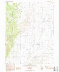 Dianas Punch Bowl 1989 topographic map thumbnail