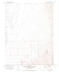 Dixie Valley SE 1972 topographic map thumbnail