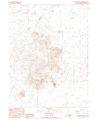 Donna Schee Peak 1990 topographic map thumbnail