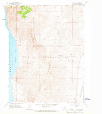 Dove Creek 1964 topographic map thumbnail