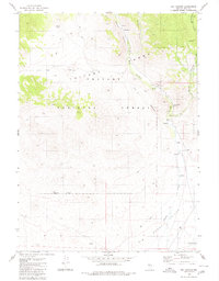 Dry Canyon 1980 topographic map thumbnail