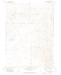 Dry Creek Reservoir 1971 topographic map thumbnail