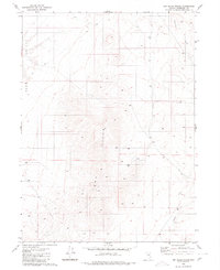 Dry Hills North 1980 topographic map thumbnail
