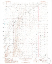Dry Lake 1986 topographic map thumbnail