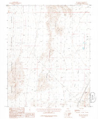 Dry Lake NW 1986 topographic map thumbnail
