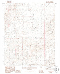 Dry Lake SE 1986 topographic map thumbnail