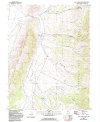Duck Creek Valley 1981 topographic map thumbnail