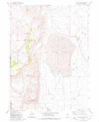 Duck Lake 1979 topographic map thumbnail