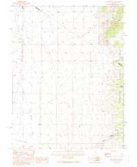 Duckwater NE 1990 topographic map thumbnail